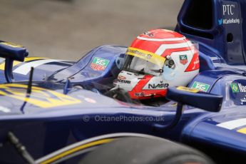 World © Octane Photographic Ltd. Friday Friday 5th September 2014. GP2 Qualifying – Italian GP - Monza, Italy. Felipe Nasr - Carlin. Digital Ref : 1098CB7D9301