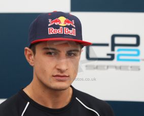 World © Octane Photographic Ltd.  Friday 5th September 2014. GP2 Qualifying Conference – Italian GP - Monza, Italy. Mitch Evans - RT Russian Time. Digital Ref : 1098CB7D9378