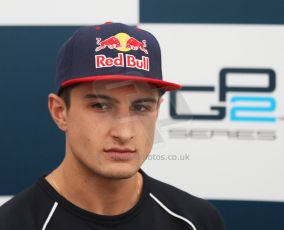 World © Octane Photographic Ltd. Friday 5th September 2014. GP2 Qualifying Conference – Italian GP - Monza, Italy. Mitch Evans - RT Russian Time. Digital Ref : 1098CB7D9378