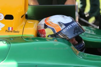 World © Octane Photographic Ltd. Friday Saturday 6th September 2014. GP2 Race 1 – Italian GP - Monza, Italy. Pierre Gasly - EQ8 Caterham Racing. Digital Ref :