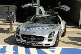 World © Octane Photographic Ltd. Saturday 6th September 2014. GP2 Race 1 – Mercedes SLS AMG GT Safety Car. Digital Ref :
