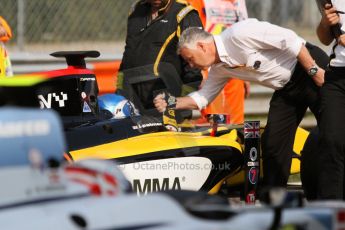 World © Octane Photographic Ltd. Friday Sunday 7th September 2014. GP2 Race 2 – Italian GP - Monza, Italy. Jolyon Palmer – DAMS and Marco Sorensen - MP Motorsport. Digital Ref :