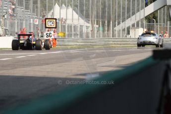 World © Octane Photographic Ltd. Friday Sunday 7th September 2014. GP2 Race 2 – Italian GP - Monza, Italy. Jolyon Palmer – DAMS behind the safety car. Digital Ref :