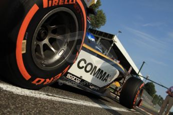 World © Octane Photographic Ltd. Friday Sunday 7th September 2014. GP2 Race 2 – Italian GP - Monza, Italy. Jolyon Palmer – DAMS at the front of the grid. Digital Ref :