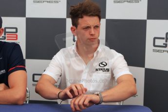 World © Octane Photographic Ltd. Saturday 6th September 2014. GP3 Qualifying press conference, Italian GP, Monza - Italy. Nick Yelloly - Status Grand Prix (3rd). Digital Ref : 1103CB7D7399