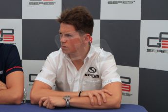 World © Octane Photographic Ltd. Saturday 6th September 2014. GP3 Qualifying press conference, Italian GP, Monza - Italy. Nick Yelloly - Status Grand Prix (3rd). Digital Ref : 1103CB7D7406