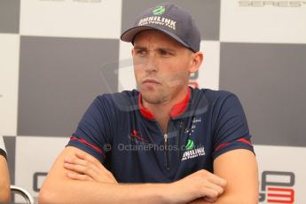 World © Octane Photographic Ltd. Saturday 6th September 2014. GP3 Qualifying press conference, Italian GP, Monza - Italy. Jimmy Eriksson - Koiranen GP (1st) . Digital Ref : 1103CB7D9886