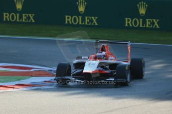 World © Octane Photographic Ltd. Saturday 6th September 2014. GP3 Race 1, Italian GP, Monza - Italy. Patrick Kujala - Marussia Manor Racing. Digital Ref : 1108LB1D6406