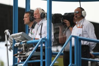 World © Octane Photographic Ltd. Sunday 7th September 2014. GP3 Race 2, Italian GP, Monza - Italy. Charlie Whiting ready to start the race. Digital Ref : 1110CB7D0625