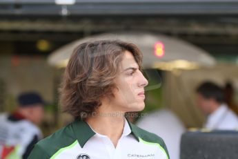 World © Octane Photographic Ltd. Sunday 7th September 2014, Italian GP, Monza - Italy. - Formula 1 Pitlane. Caterham F1 Team CT05 – Roberto Merhi. Digital Ref: 1109CB7D0615
