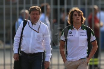 World © Octane Photographic Ltd. Sunday 7th September 2014, Italian GP, Monza - Italy. - Formula 1 Paddock. Caterham F1 Team CT05 – Roberto Merhi. Digital Ref: 1109LB1D6881