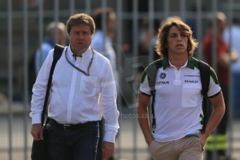 World © Octane Photographic Ltd. Sunday 7th September 2014, Italian GP, Monza - Italy. - Formula 1 Paddock. Caterham F1 Team CT05 – Roberto Merhi.  Digital Ref: 1109LB1D6881