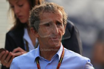 World © Octane Photographic Ltd. Sunday 7th September 2014, Italian GP, Monza - Italy. - Formula 1 Paddock. Alain Prost. Digital Ref: 1109LB1D6916