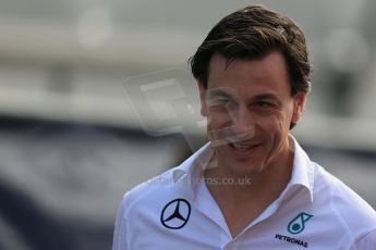 World © Octane Photographic Ltd. Sunday 7th September 2014, Italian GP, Monza - Italy. - Formula 1 Paddock. Mercedes AMG Petronas - Toto Wolff. Digital Ref: 1109LB1D6922