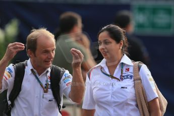 World © Octane Photographic Ltd. Sunday 7th September 2014, Italian GP, Monza - Italy. - Formula 1 Paddock. Sauber - Monisha Kaltenborn. Digital Ref: 1109LB1D6957