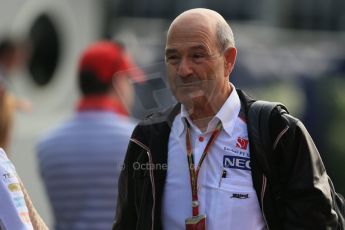 World © Octane Photographic Ltd. Sunday 7th September 2014, Italian GP, Monza - Italy. - Formula 1 Paddock. Sauber - Peter Sauber. Digital Ref: 1109LB1D6964