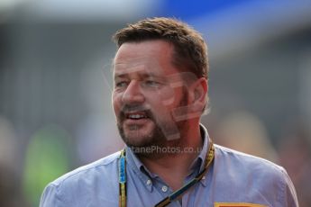 World © Octane Photographic Ltd. Sunday 7th September 2014, Italian GP, Monza - Italy. Formula 1 Paddock. Pirelli's Paul Hembery. Digital Ref: 1109LB1D6979