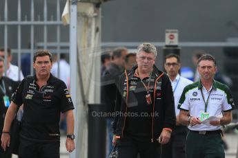World © Octane Photographic Ltd. Sunday 7th September 2014, Italian GP, Monza - Italy. - Formula 1 Paddock. Sahara Force India – COO - Otmar Szafnauer. Digital Ref : 1109LB1D7026