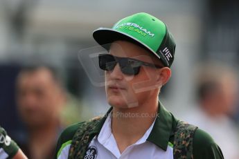 World © Octane Photographic Ltd. Sunday 7th September 2014, Italian GP, Monza - Italy. - Formula 1 Paddock. Caterham F1 Team CT05 – Marcus Ericsson. Digital Ref: 1109LB1D7059