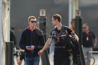 World © Octane Photographic Ltd. Sunday 7th September 2014, Italian GP, Monza - Italy. - Formula 1 Paddock. Scuderia Toro Rosso STR 9 – Daniil Kvyat. Digital Ref: 1109LB1D7123