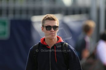 World © Octane Photographic Ltd. Sunday 7th September 2014, Italian GP, Monza - Italy. - Formula 1 Paddock. Scuderia Toro Rosso STR 9 – Daniil Kvyat. Digital Ref: 1109LB1D7128