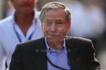 World © Octane Photographic Ltd. Sunday 7th September 2014, Italian GP, Monza - Italy. - Formula 1 Paddock. Head of FIA - Jean Todt. Digital Ref: 1109LB1D7137