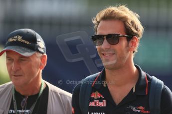 World © Octane Photographic Ltd. Sunday 7th September 2014, Italian GP, Monza - Italy. - Formula 1 Paddock. Scuderia Toro Rosso STR9 - Jean-Eric Vergne. Digital Ref: 1109LB1D7192