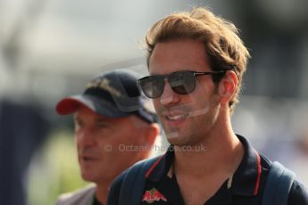 World © Octane Photographic Ltd. Sunday 7th September 2014, Italian GP, Monza - Italy. - Formula 1 Paddock. Scuderia Toro Rosso STR9 - Jean-Eric Vergne. Digital Ref: 1109LB1D7198