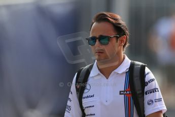 World © Octane Photographic Ltd. Sunday 7th September 2014, Italian GP, Monza - Italy. - Formula 1 Paddock. Williams Martini Racing FW36 – Felipe Massa. Digital Ref: 1109LB1D7241