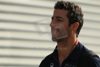 World © Octane Photographic Ltd. Sunday 7th September 2014, Italian GP, Monza - Italy. - Formula 1 Paddock. Infiniti Red Bull Racing RB10 – Daniel Ricciardo. Digital Ref: 1109LB1D7281