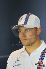 World © Octane Photographic Ltd. Thursday 4th September 2014, Italian GP, Autodromo di Monza. - Formula 1 Driver Press Conference. Williams Martini Racing FW36 – Valtteri Bottas. Digital Ref: 1092LB1D2748