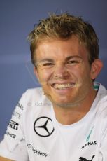 World © Octane Photographic Ltd. Thursday 4th September 2014, Italian GP, Autodromo di Monza. - Formula 1 Driver Press Conference. Mercedes AMG Petronas F1 W05 - Nico Rosberg. Digital Ref: 1092LB1D2875