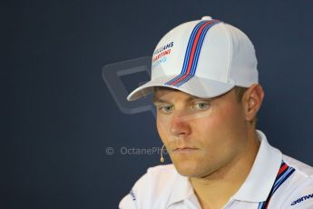 World © Octane Photographic Ltd. Thursday 4th September 2014, Italian GP, Autodromo di Monza. - Formula 1 Driver Press Conference. Williams Martini Racing – Valtteri Bottas. Digital Ref: 1092LB1D2973