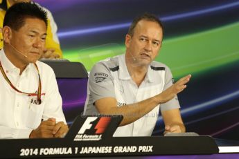 World © Octane Photographic Ltd. Friday 3rd October 2014, Japanese Grand Prix - Suzuka. - Formula 1 Drivers’ Press conference. McLaren Mercedes Chief Operating Officer (COO) – Jonathan Neale. Digital Ref: