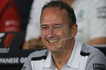 World © Octane Photographic Ltd. Friday 3rd October 2014, Japanese Grand Prix - Suzuka. - Formula 1 Drivers’ Press conference. McLaren Mercedes Chief Operating Officer (COO) – Jonathan Neale. Digital Ref: