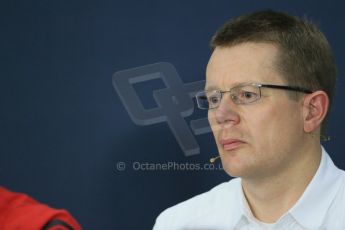 World © Octane Photographic Ltd. Friday 3rd October 2014, Japanese Grand Prix - Suzuka. - Formula 1 Drivers’ Press conference. Mercedes AMG High Performance Powertrains Managing Director – Andy Cowell. Digital Ref: