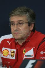 World © Octane Photographic Ltd. Friday 3rd October 2014, Japanese Grand Prix - Suzuka. - Formula 1 Drivers’ Press conference. Scuderia Ferrari Chassis Technical Director – Pat Fry. Digital Ref: