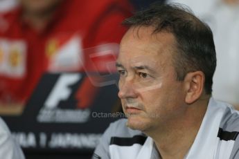 World © Octane Photographic Ltd. Friday 3rd October 2014, Japanese Grand Prix - Suzuka. - Formula 1 Drivers’ Press conference. McLaren Mercedes Chief Operating Officer (COO) – Jonathan Neale. Digital Ref: