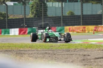 World © Octane Photographic Ltd. Friday 3rd October 2014, Japanese Grand Prix - Suzuka. - Formula 1 Practice 2. Caterham F1 Team CT05 – Kamui Kobayashi. Digital Ref: