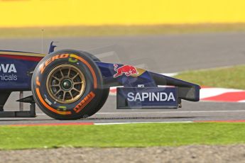 World © Octane Photographic Ltd. Friday 3rd October 2014, Japanese Grand Prix - Suzuka. - Formula 1 Practice 2. Scuderia Toro Rosso STR 9 with updated nose design – Daniil Kvyat. Digital Ref: