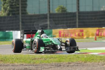 World © Octane Photographic Ltd. Friday 3rd October 2014, Japanese Grand Prix - Suzuka. - Formula 1 Practice 2. Caterham F1 Team CT05 – Kamui Kobayashi. Digital Ref: