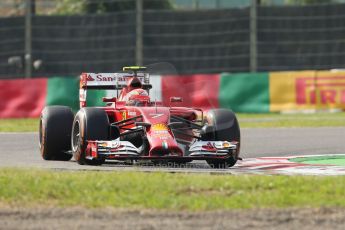 World © Octane Photographic Ltd. Friday 3rd October 2014, Japanese Grand Prix - Suzuka. - Formula 1 Practice 2. Scuderia Ferrari F14T – Kimi Raikkonen. Digital Ref: