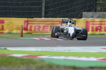 World © Octane Photographic Ltd. Friday 3rd October 2014, Japanese Grand Prix - Suzuka. - Formula 1 Practice 2. Williams Martini Racing FW36 – Felipe Massa. Digital Ref: