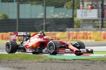 World © Octane Photographic Ltd. Friday 3rd October 2014, Japanese Grand Prix - Suzuka. - Formula 1 Practice 2. Scuderia Ferrari F14T – Kimi Raikkonen. Digital Ref: