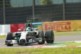 World © Octane Photographic Ltd. Friday 3rd October 2014, Japanese Grand Prix - Suzuka. - Formula 1 Practice 2. Mercedes AMG Petronas F1 W05 Hybrid - Nico Rosberg. Digital Ref: