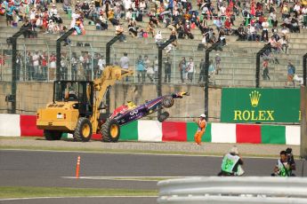 World © Octane Photographic Ltd. Friday 3rd October 2014, Japanese Grand Prix - Suzuka. - Formula 1 Practice 2. Infiniti Red Bull Racing RB10 – Daniel Ricciardo. Digital Ref: