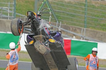 World © Octane Photographic Ltd. Friday 3rd October 2014, Japanese Grand Prix - Suzuka. - Formula 1 Practice 2. Infiniti Red Bull Racing RB10 – Daniel Ricciardo. Digital Ref: