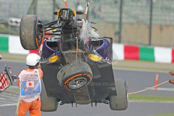 World © Octane Photographic Ltd. Friday 3rd October 2014, Japanese Grand Prix - Suzuka. - Formula 1 Practice 2. Infiniti Red Bull Racing RB10 – Daniel Ricciardo. Digital Ref: