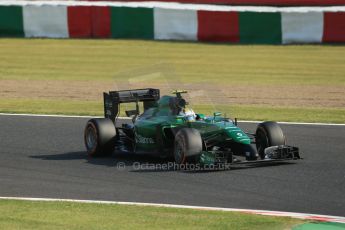 World © Octane Photographic Ltd. Friday 3rd October 2014, Japanese Grand Prix - Suzuka. - Formula 1 Practice 2. Caterham F1 Team CT05 – Marcus Ericsson. Digital Ref: