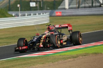 World © Octane Photographic Ltd. Friday 3rd October 2014, Japanese Grand Prix - Suzuka. - Formula 1 Practice 2. Lotus F1 Team E22 – Pastor Maldonado. Digital Ref: